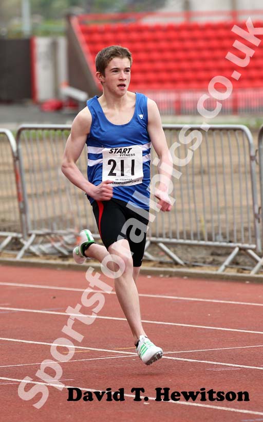 Alex Nesbitt (Morpeth), Under-15 200 metres, 2012 North Eastern Championships.
